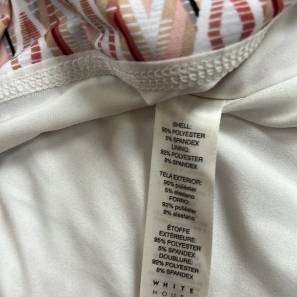 New! White House black market large tiered sleeveless blouse. - Picture 8 of 8